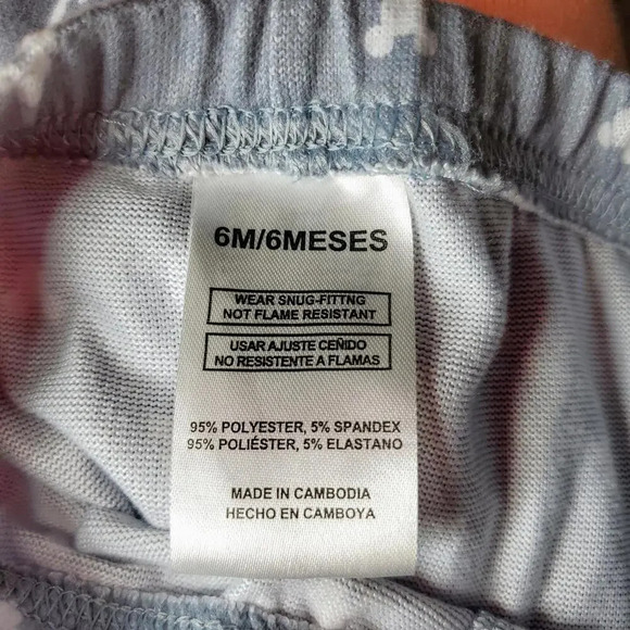 Disney Baby Matching Mickey Mouse PJ Pajama Set Size 6m NWOT - Picture 9 of 14